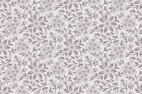 Flower Seamless Pattern Background Elegant Texture For Backgrounds