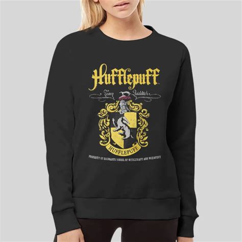 Harry Potter Team Quidditch Hogwarts Hufflepuff Shirt Hotter Tees