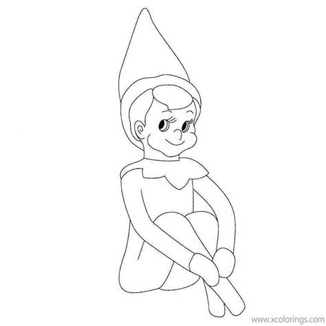 Snowflake The Elf On Shelf Coloring Pages