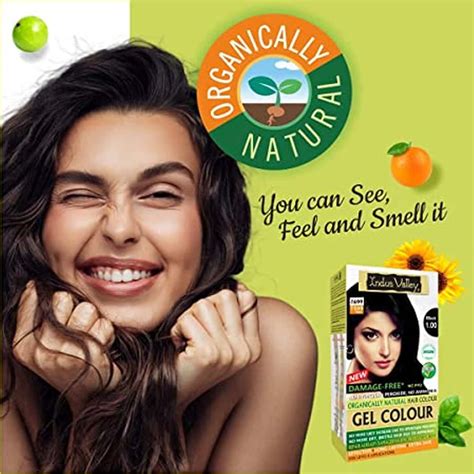 Buy Indus Valley Organically Natural Damage Free Gel Hair Color Black