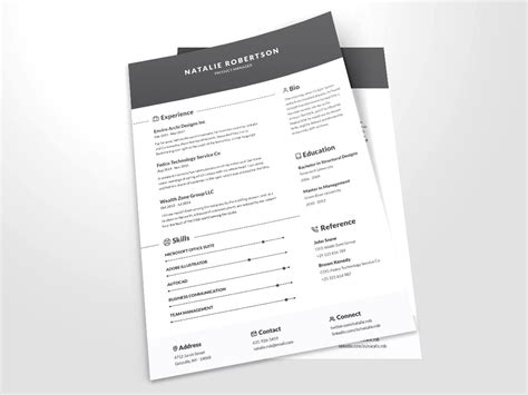 A resume is essentially a job seeker's first impression to any potential employer, so it's important to have one that's both attractive and professional. Clean CV Template Word Free Download - ResumeKraft