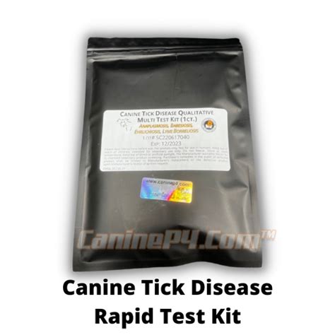 Canine Tick Borne Disease Panel Multi Test Lymeanaplasmaborrelia