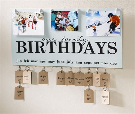 Birthday Calendar Display Craft Warehouse