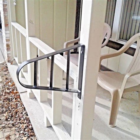 Get a railing that's easy to install today! New Grab Safety Rail WROUGHT IRON HAND RAILING WALL MOUNT ...