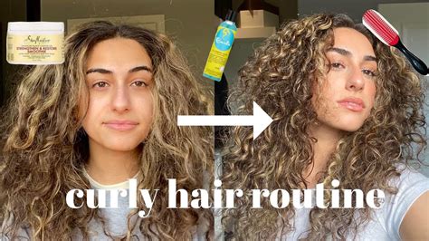 Curly Hair Routine Volume Definition Beginner Friendly Youtube