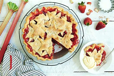 Strawberry Rhubarb Pie Recipe King Arthur Baking