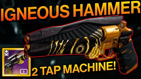 Destiny 2 My Igneous Hammer God Roll For Pvp Best 120 Rpm Energy