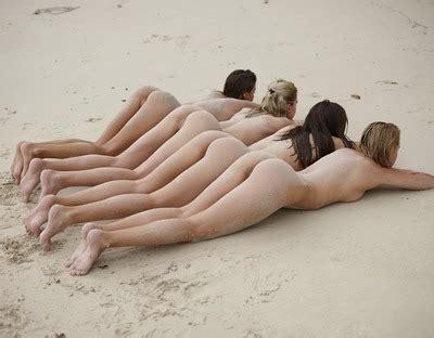 Ariel Marika Melena And Mira In Sexy Sand Sculptures By Hegre Art Erotic Beauties