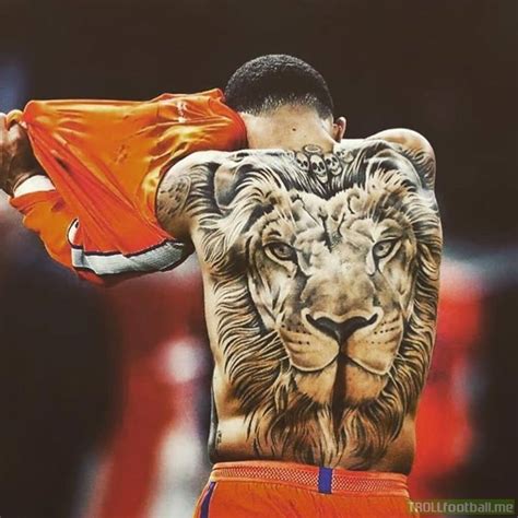 €45.00m* feb 13, 1994 in moordrecht, netherlands. Memphis Depay's back tattoo never gets old. Simply 🔥 ...