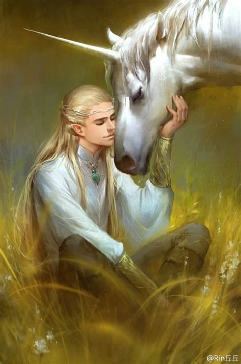 Pin By Isidra Jans On Unicorns Male Elf Unicorn Pictures Fantasy