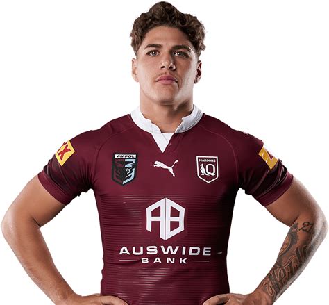 Official Ampol State Of Origin Profile Of Reece Walsh For Queensland