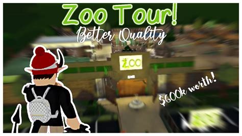 Welcome To Bloxburg Zoo Tour Better Quality 600k Worth Youtube