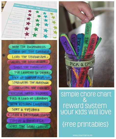 Simple Chore And Reward System Your Kids Will Love Free