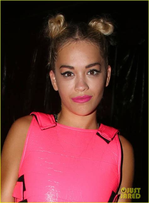 Photo Rita Ora Wears Pink Leather Bodysuit At Music Festival 17 Photo 2917862 Just Jared