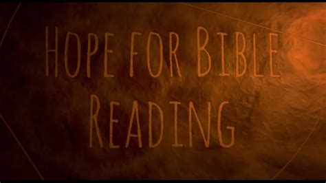 Hope For Bible Reading Genesis 9 Youtube