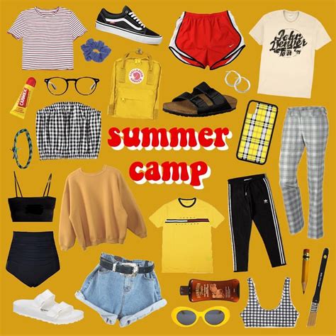 Summer Camp 90s Mood Summer Camping Outfits Summer Camp Outfits