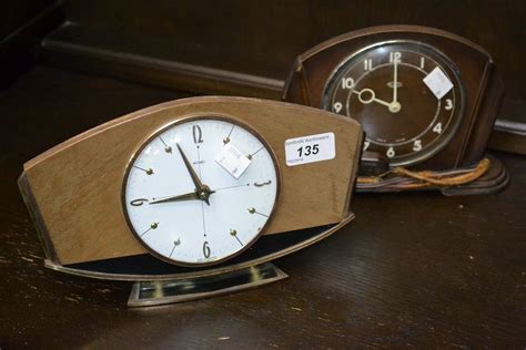 An Art Deco Metamec Dereham Mantel Clock A 1960s Metamec Clock Made