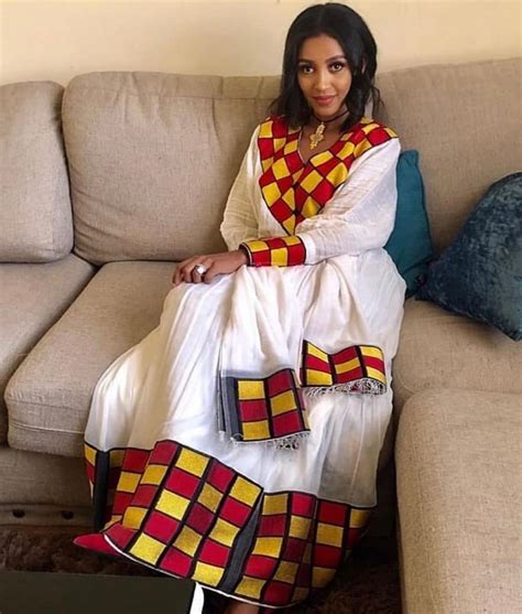 Pin by Mellat on Ethiopian Traditional Dress | Ethiopian traditional dress, Traditional dresses ...