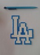 LA Los Angeles Dodgers Perler bead Pixel art : Décorations murales par ...