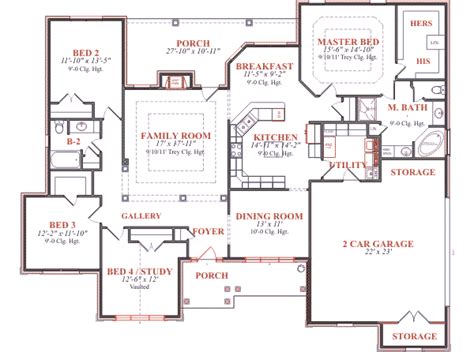 House blueprints (commonly known as drawings) can have many benefits for renovation plans or simply managing space; House 7728 Blueprint details, floor plans