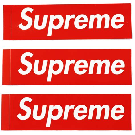いつでも送料無料 Supremebox Logo Sticker