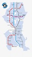 Seattle Monorail Map - Transit Map , Free Transparent Clipart - ClipartKey