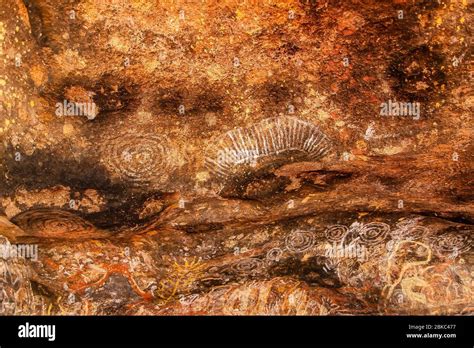 Indigenous Aboriginal Rock Art Australia Stock Photo Alamy