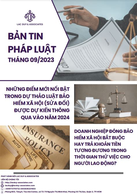 Bản Tin Pháp Luật 092023 Lac Duy Associates Law Firm