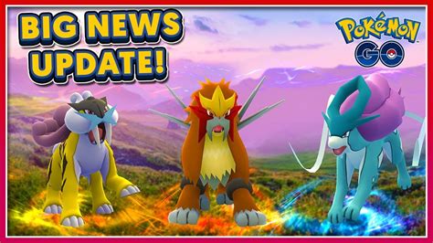 Well, until now, that is, as this pokémon go news. POKÉMON GO - BIG NEWS UPDATE: LEGENDARY BEASTS/DOGS ...