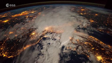 Over Earth Africa To Eastern Europe From Space Station