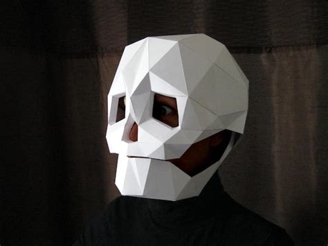 Skull Mask With Moving Mouth Diy Pattern With By Tetravariations