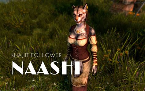 Skyrim Se Mod On Twitter Naashi Female Khajiit Follower