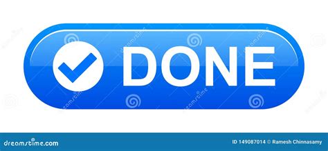 Done Button Stock Vector Illustration Of Business Development 149087014