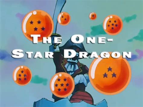 Unlike the dragonball and dragonball z tv series, dbgt is not based on stories from the original dragonball manga. The One-Star Dragon | Dragon Ball Wiki | Fandom powered by Wikia
