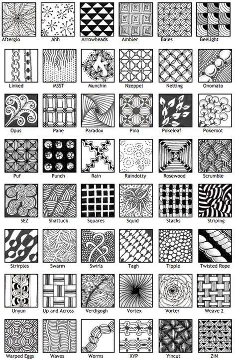 Latest Trendy Drawing Pencil Doodles Zentangle Patterns Ideas