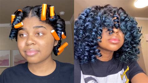 Quick And Easy Flexi Rod Hack 2020 Natural Hair Natural Hair Styles Natural Hair Flexi Rods