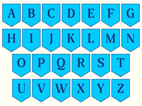 10 Best Diy Printable Alphabet Letters For Free At