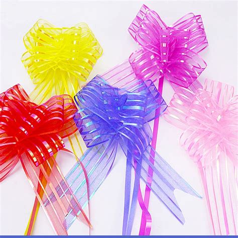 Pull Bows Large Ribbon Wedding Decoration Pull Bows T Wrapping 5
