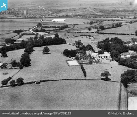 Epw058132 England 1938 Wellow House And Surrounding Countryside