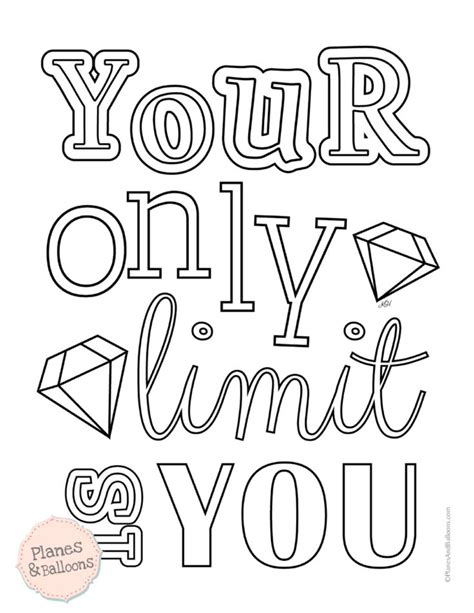 Motivational Coloring Pages To Help You Stay Focused On Your Dreams