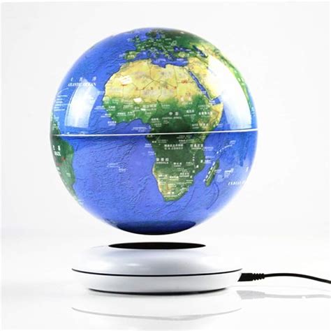 Floating World Globe Office Desktop Magnetic Levitating Earth Globe