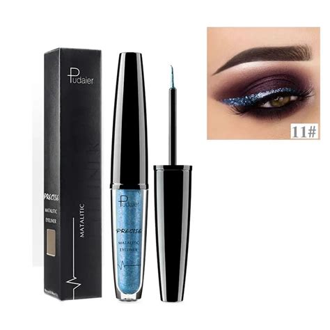 Pudaier Brand New Metal Shimmer Eyeliner Liquid 16 Colors Highlight