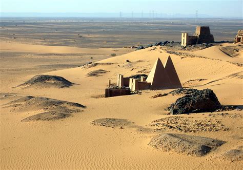 Meroe Is An Ancient City On The East Bank Of The Nile 200 Km North East