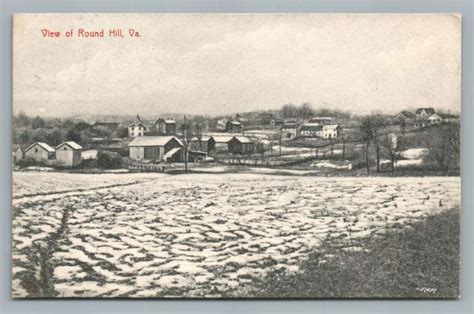 Round Hill Va Loudoun County Virginia~rare Antique Postcard~bluemont