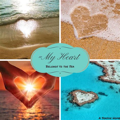My Heart Belongs To The Sea Heart In Nature Seashell Crafts Sea Shells