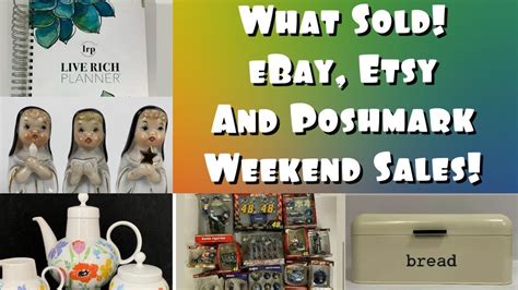 What Items Are Selling On Ebay Etsy And Poshmark What Sold Weekend