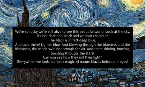 He was born in holland in 1853 and studied art in belgium. Dr Who Van Gogh Quotes. QuotesGram