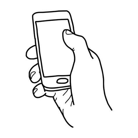 Hand Holding Smartphone Social Network Social Media Usage Mobile Device