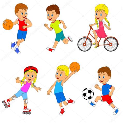 Childrens Sports Activity Set Stock Vector Image By ©iris828 112206758