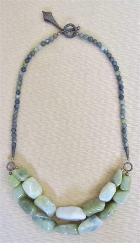 Chunky Green Statement Necklace By Afrocasian On Etsy Green Statement